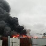 Tuzla'da  fabrikanın bahçesinde yangın çıktı