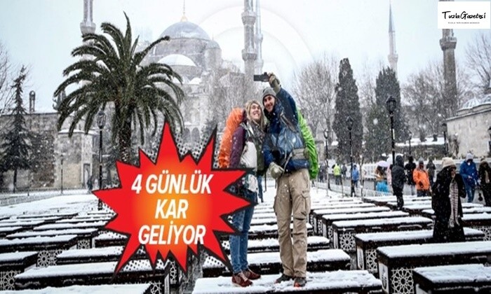 istanbul'a Beklenen Kar yağışı Geldi