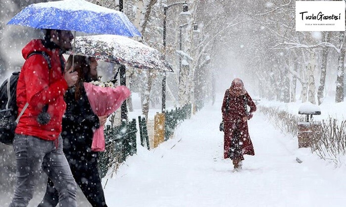 istanbul' da Kar yağışı Pazar Günü akşamı Bekleniyor