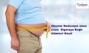 Obezite Nedeniyle ölüm oranı Sigaraya Bağlı ölümleri Geçti