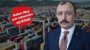 Ticaret Bakanı Mehmet Muş ağustos ayı dış ticaret rakamlarını açıkladı