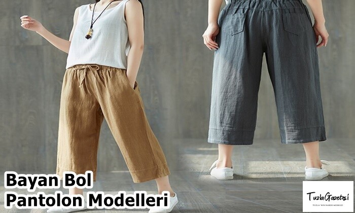 Bayan Bol Pantolon Modelleri