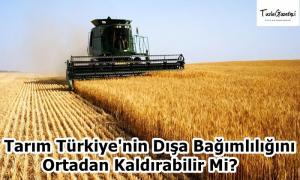 Tarım Türkiye'nin Dışa Bağımlılığını Ortadan Kaldırabilir Mi