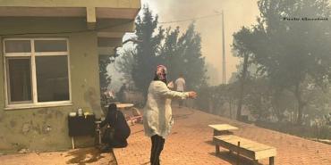 Çavuşbaşı Beykoz'da orman yangını söndürüldü