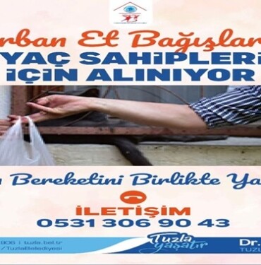 Tuzla Belediyesi Kurbanın Bereketini Birlikte Yaşayalım