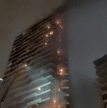 Kadıköy Fikirtepe'de rezidans yangını