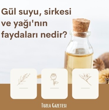 Gül suyu, sirkesi ve yağı' nın faydaları nedir