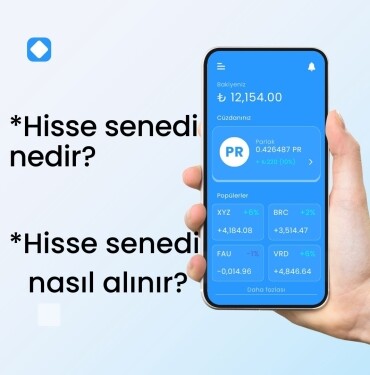 Hisse senedi nedir, Hisse senedi nasıl alınır