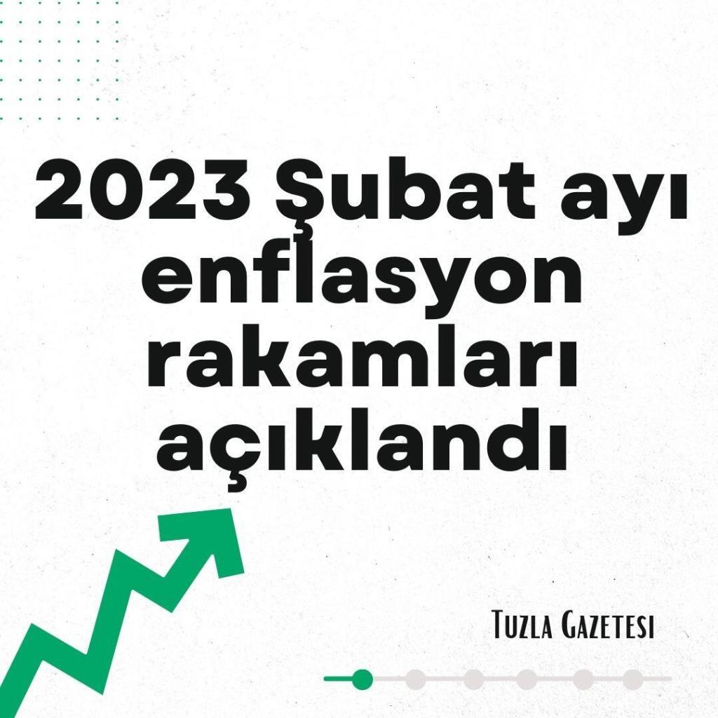 2023 Şubat ayı enflasyon rakamları açıklandı