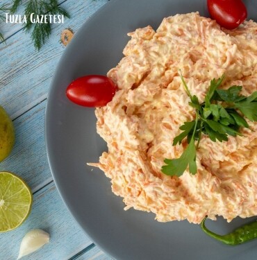 Pratik meze tariflerinden Havuç Tarator