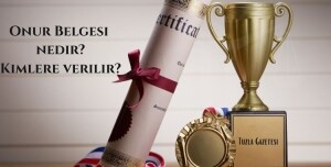 Onur belgesi nedir kimlere verilir