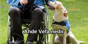 Ahde Vefa nedir