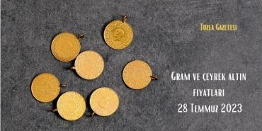 Gram ve çeyrek altın fiyatları 28 Temmuz 2023 gebze