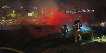 Beyoğlu Evlendirme Dairesi'nin Bahçesinde Yangın