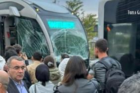 Uzunçayır Kadıköy'de Metrobüs kazası