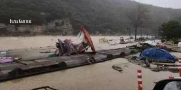 Fırtına Felaketi Şile'nin Yeşilçay Deresi Taştı!