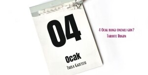 4 ocak hangi önemli gün tarihte bugün