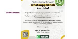 Türkiye Yeşilay Cemiyeti WhatsApp Kanalı Kuruldu