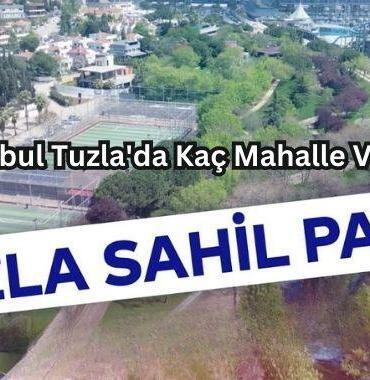 İstanbul Tuzla'da Kaç Mahalle Var? Tuzla'nın Mahalleleri nelerdir