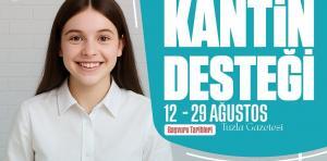 Kantin Desteği Tuzla Belediyesi başladı